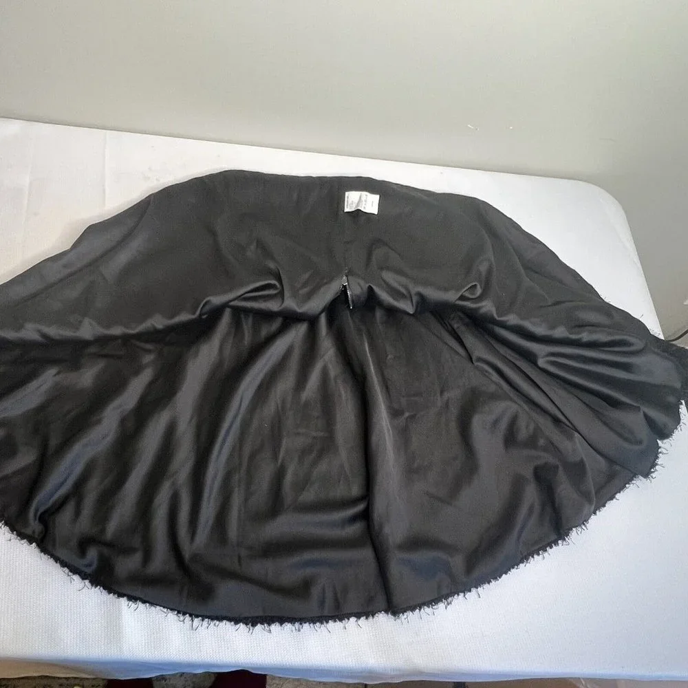 Gaoweix Xinzhan Paris Atelier Skirt Fuzzy Size L Black Witchy Whimsigoth Ballet
